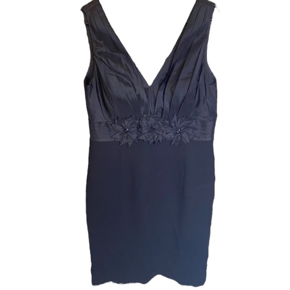 JS Boutique Black Formal Bodycon Dress with Sweetheart Neckline Size L - Picture 4 of 16